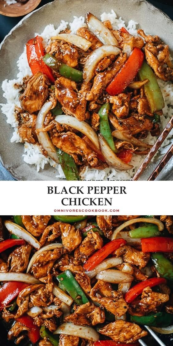 Easy Black Pepper Chicken