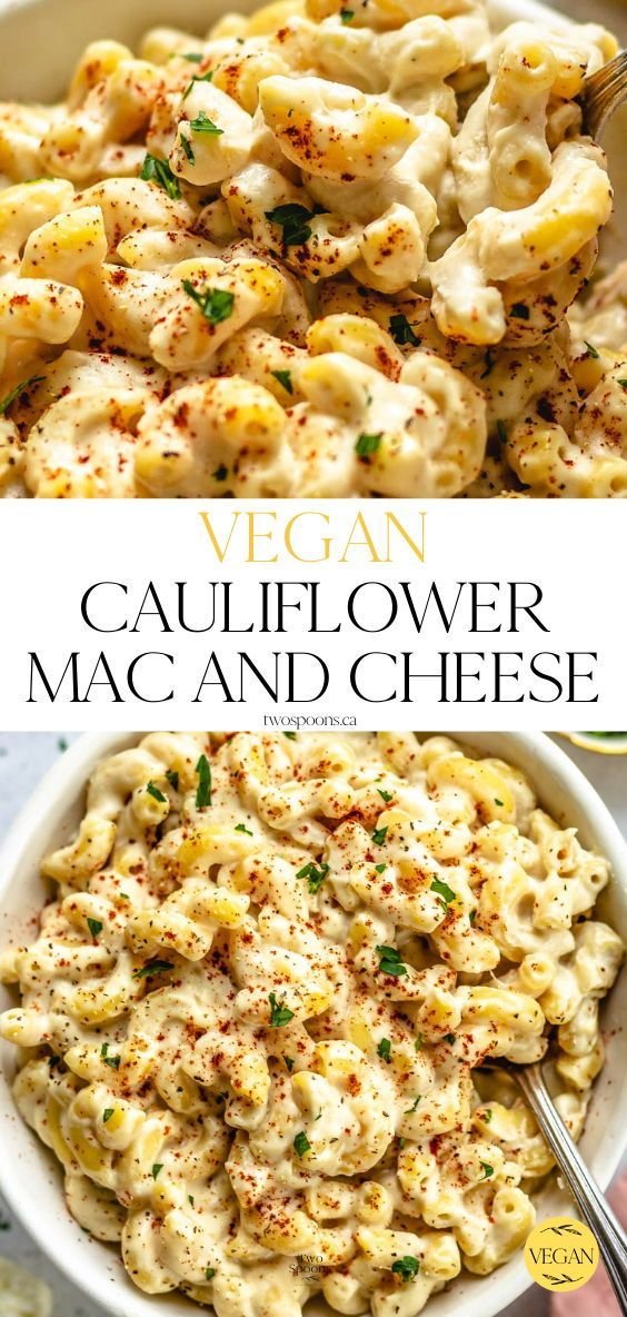 Vegan Cauliflower Mac and Cheese