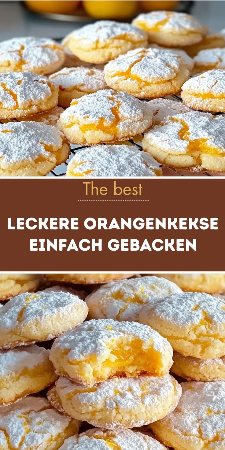 Leckere Orangenkekse Einfach Gebacken Für Ganze Familie