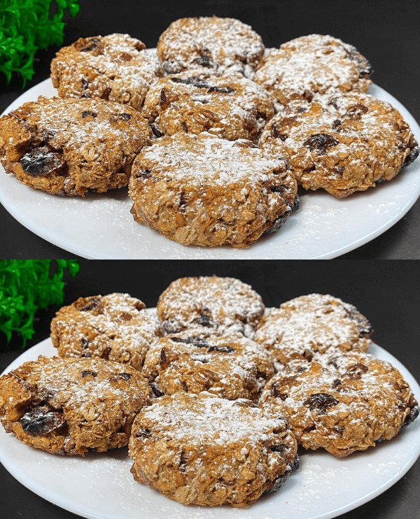 Biscotti di Mele, Banane e Mirtilli