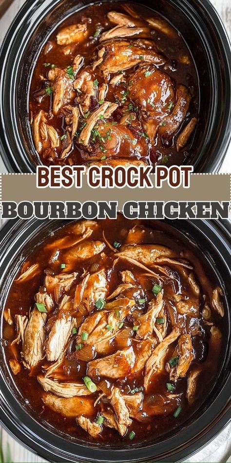 Crock Pot Bourbon Chicken Recipe is a must-try dish! - Fitandhealthier