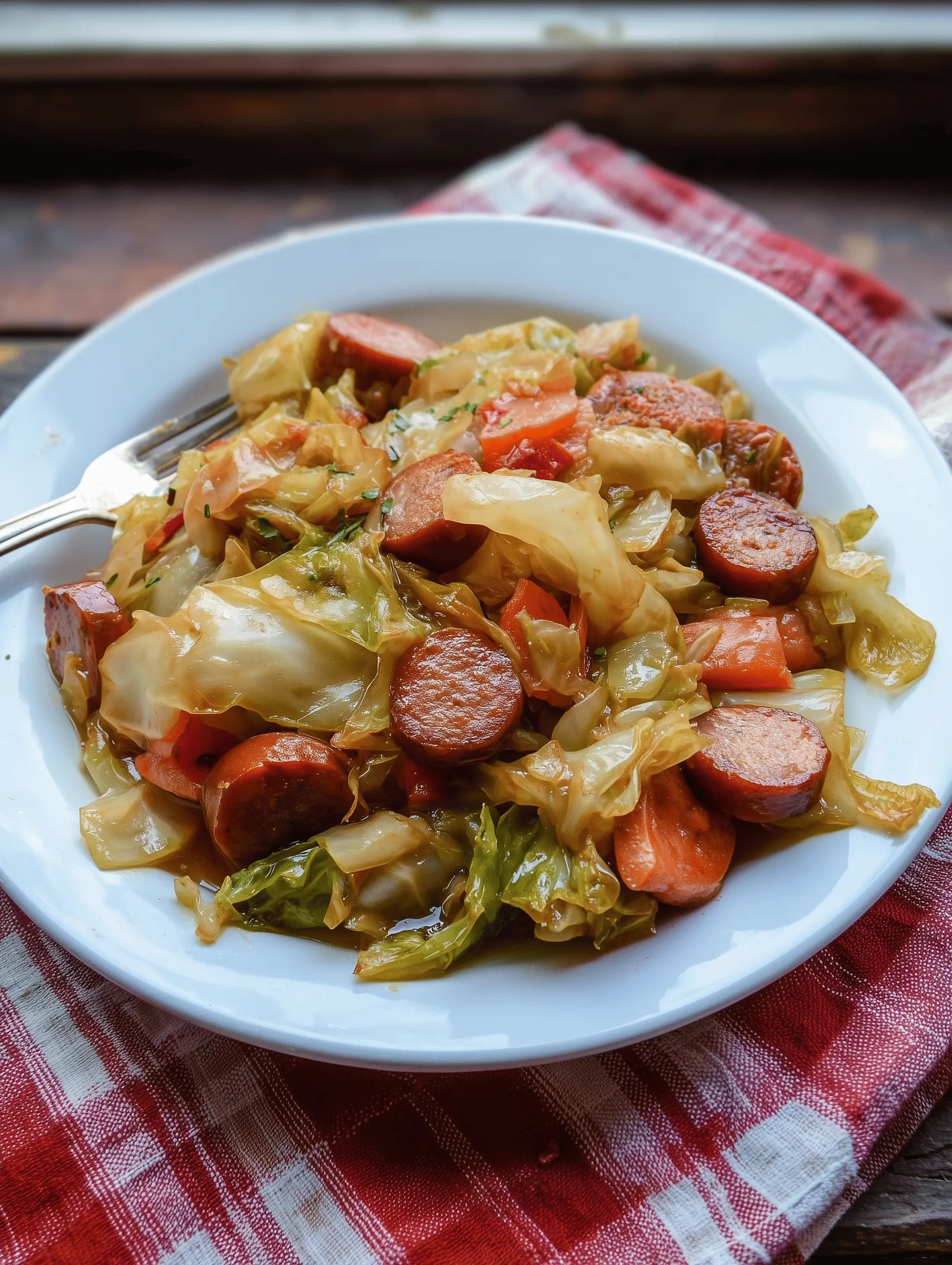 Cabbage and Sausage Skillet Recipe