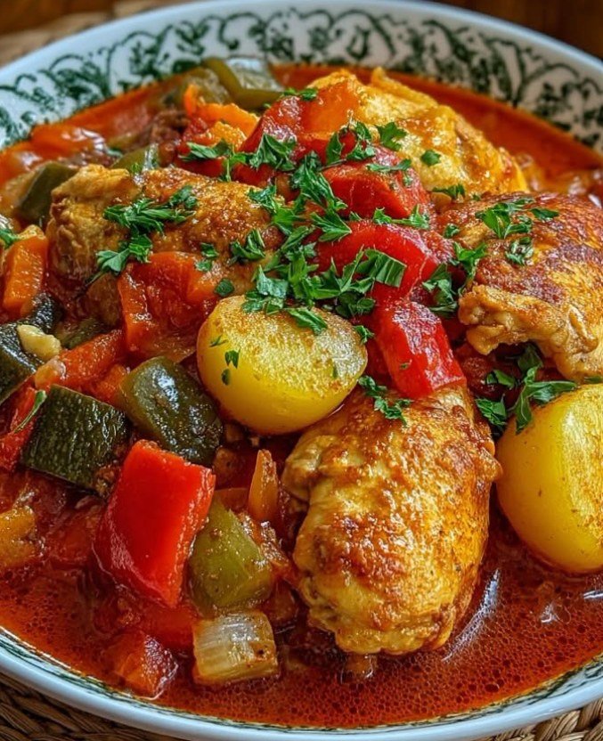 Poulet Basquaise