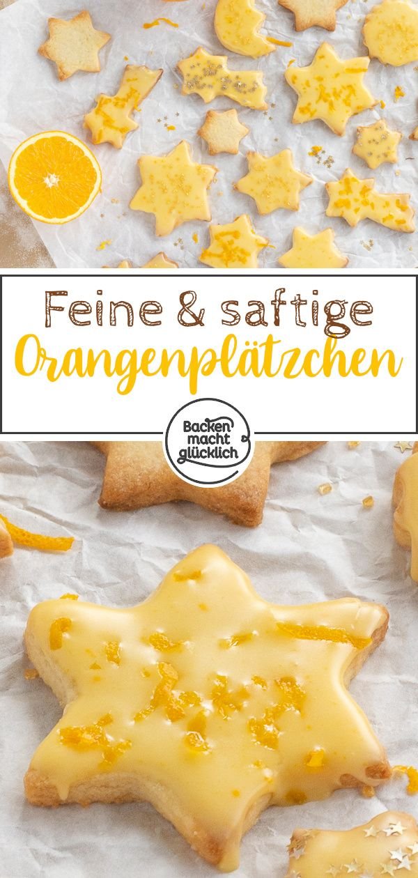 Einfach leckere Orangenplätzchen | Rezept | Orangen kekse rezepte, Orangenkekse rezept, Orangensterne plätzchen