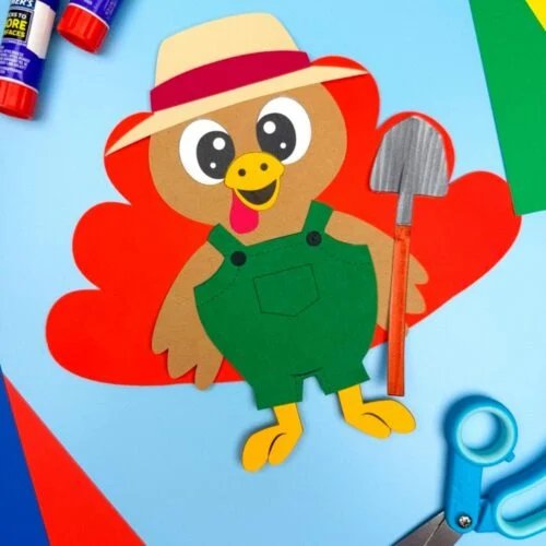 Farmer Turkey Disguise Project Idea [Free PDF Template]