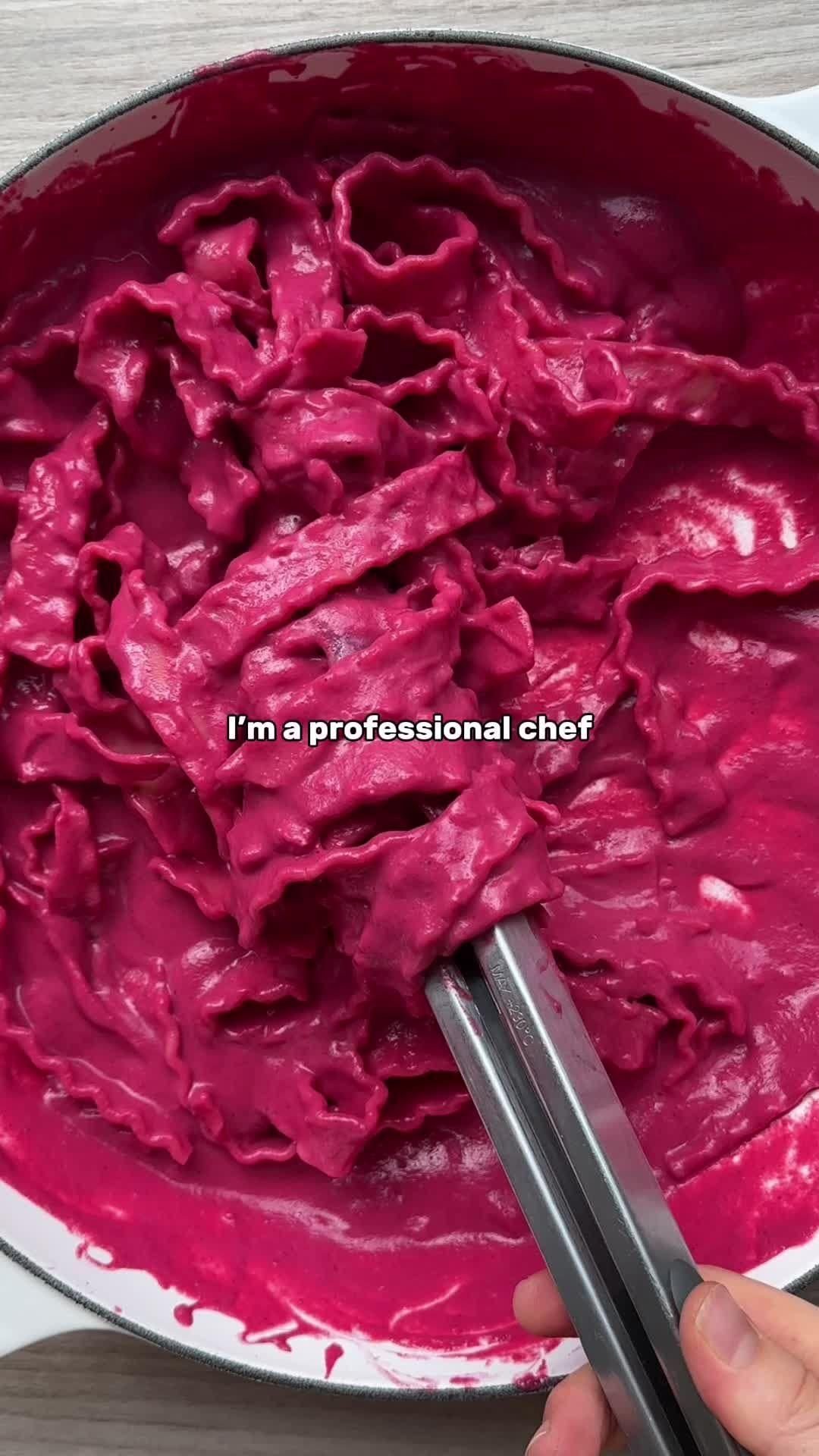 High-Protein Beet Pasta (Vegan) - Sunglow Kitchen