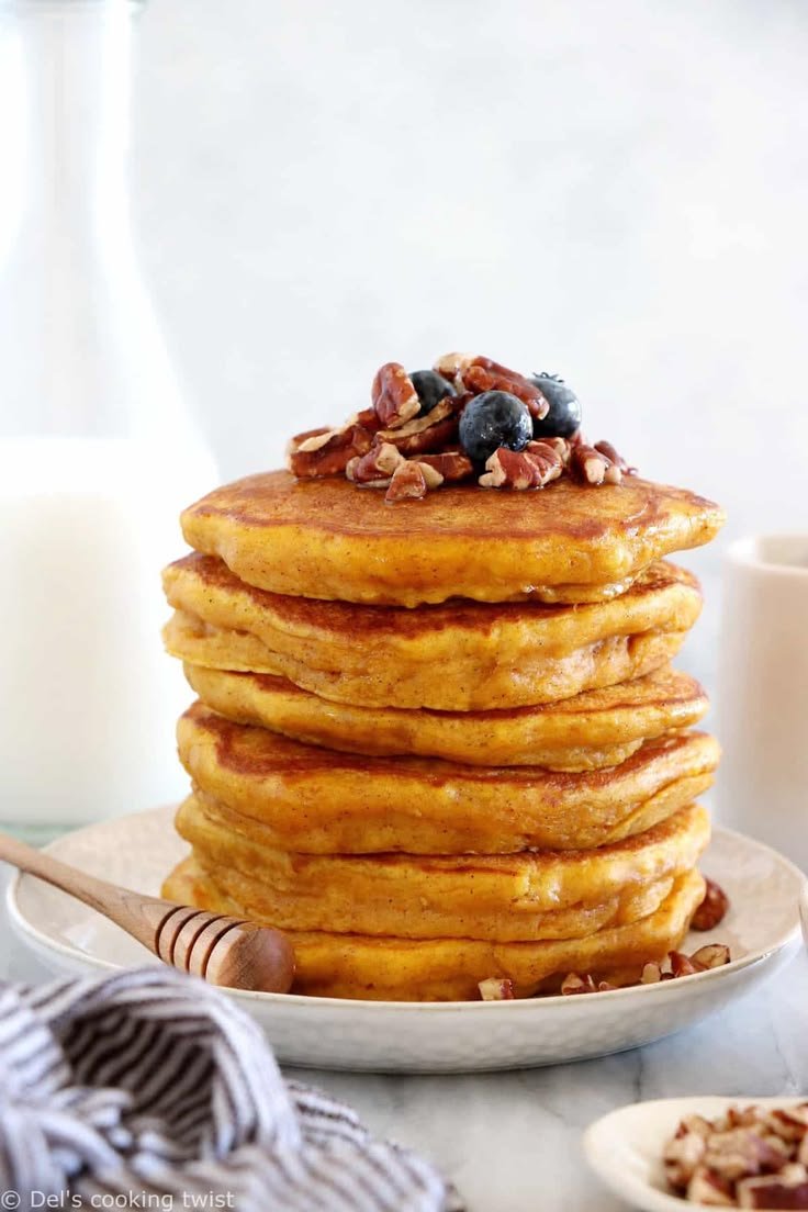 Pancakes à la citrouille (pumpkin pancakes)