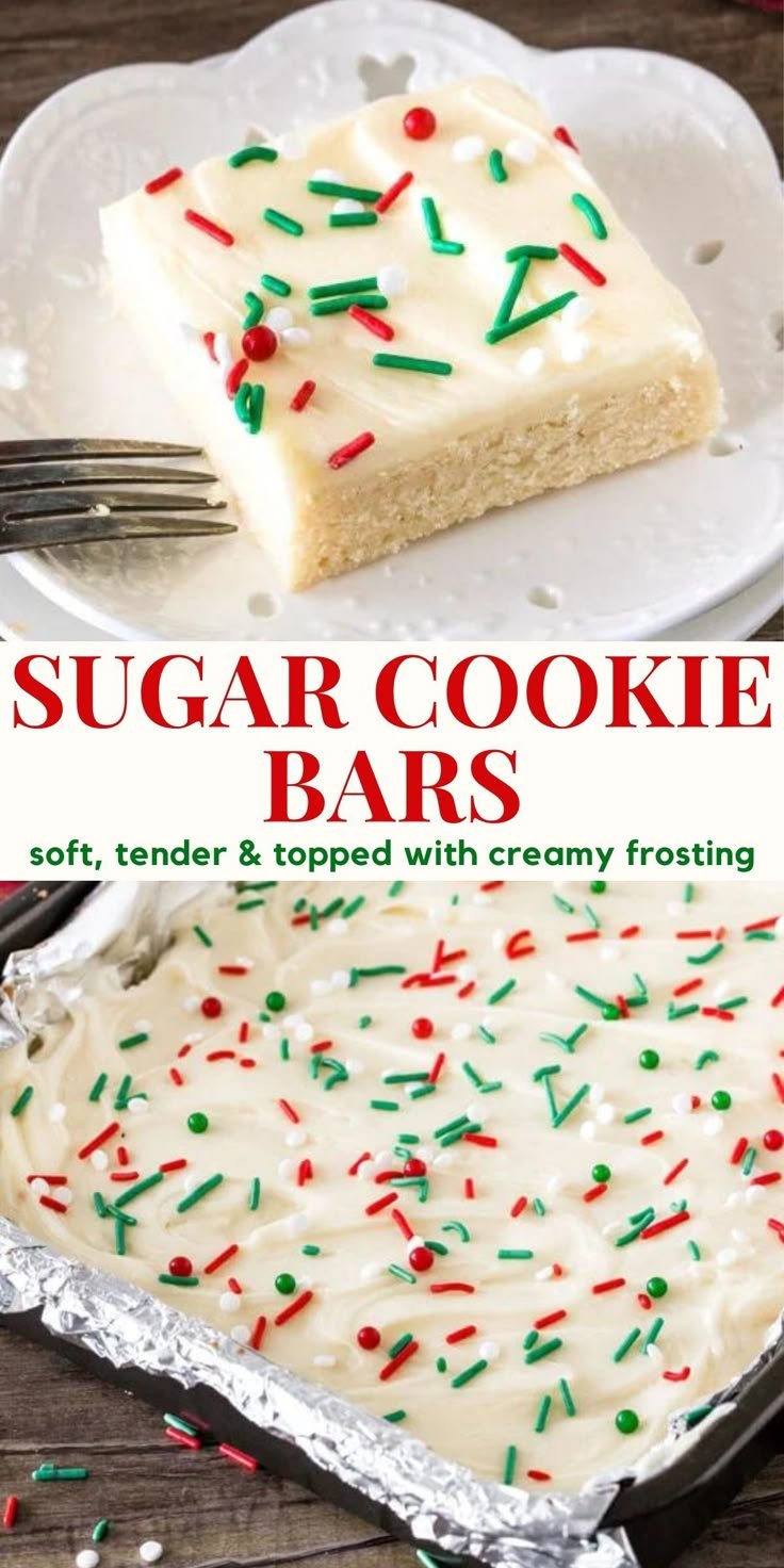 Sugar Cookie Bars
