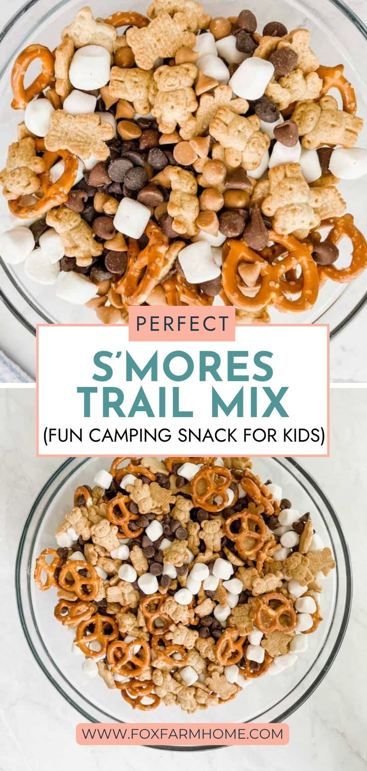 Perfect S’mores Trail Mix (Fun Camping Snack For Kids)