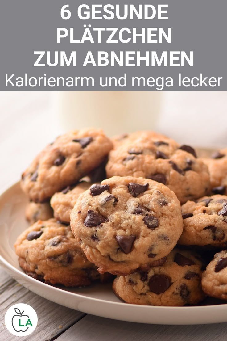 Kalorienarme Kekse backen - 6 Plätzchen Rezepte zum Abnehmen
