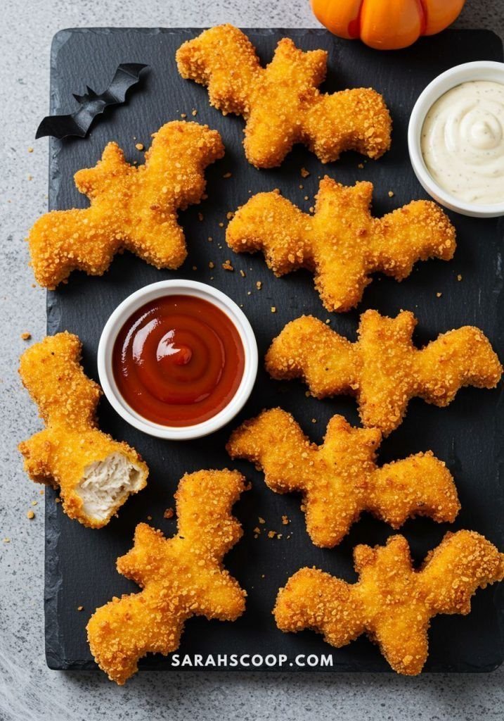IDEA: Bat Shaped Chicken Nuggets