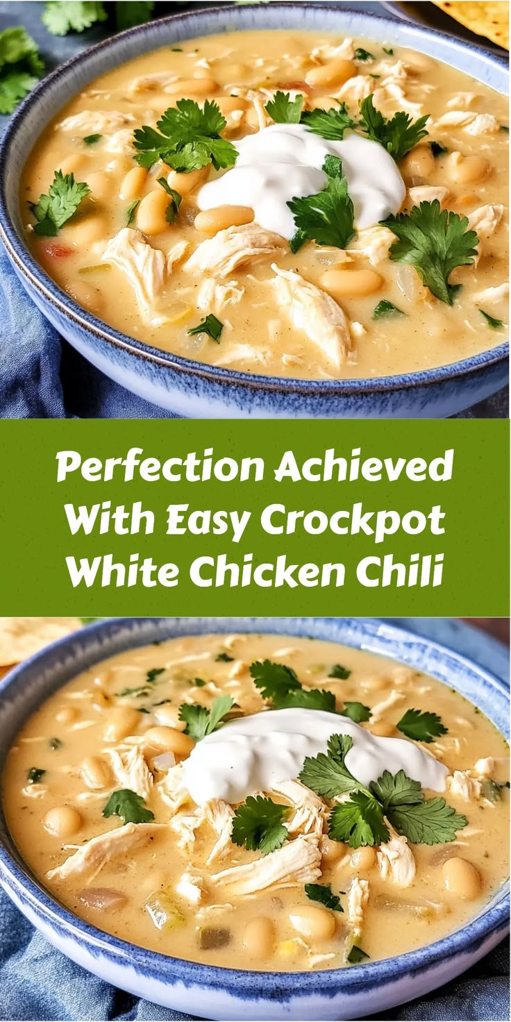 Perfection Achieved With Easy Crockpot White Chicken Chili
