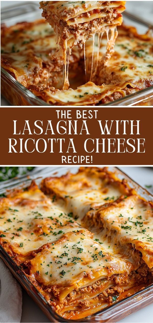 Easy Homemade Lasagna Recipe with Ricotta Cheese
