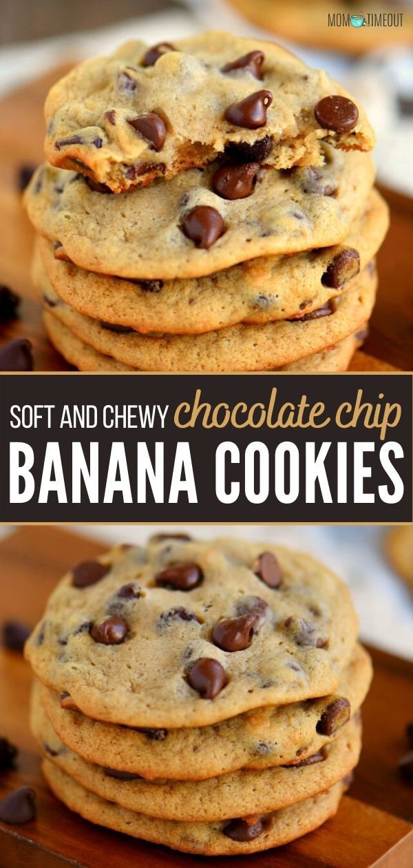 Chocolate Chip Banana Cookies