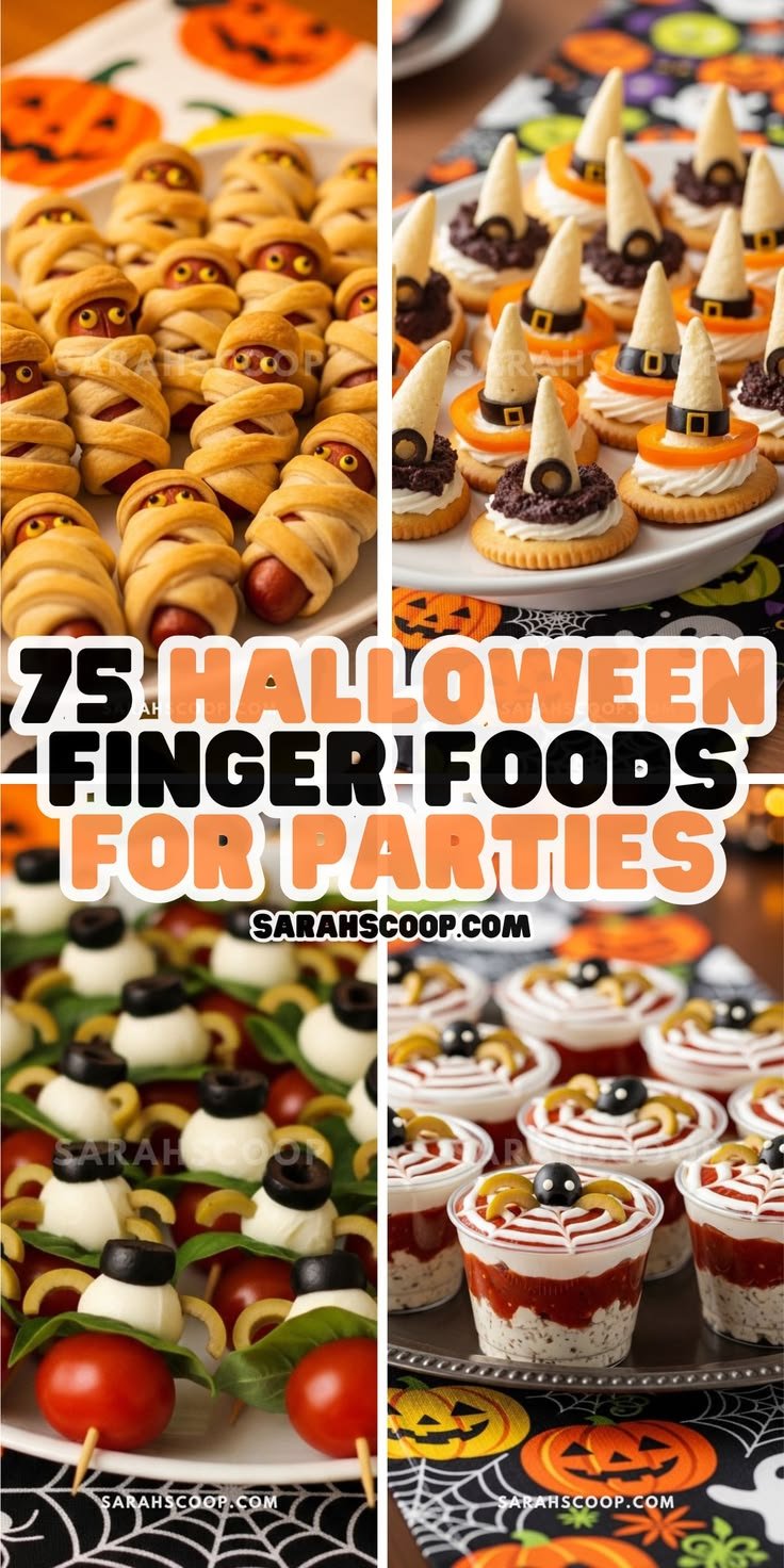 75 Halloween Finger Foods for Parties (Simple + Fun)