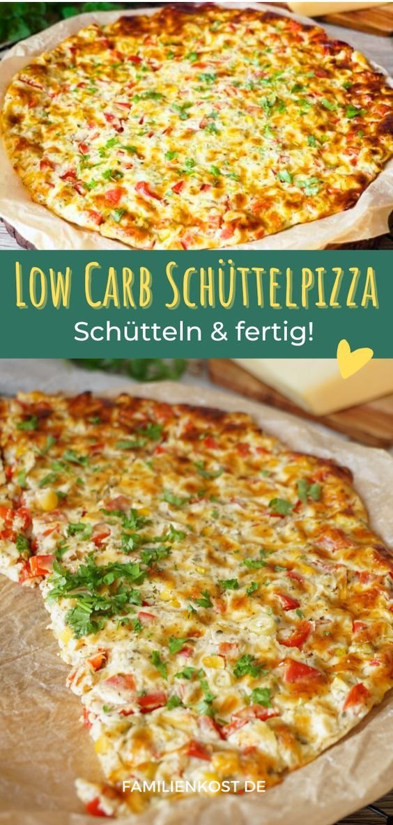 Schüttelpizza Low Carb – mega lecker & proteinreich