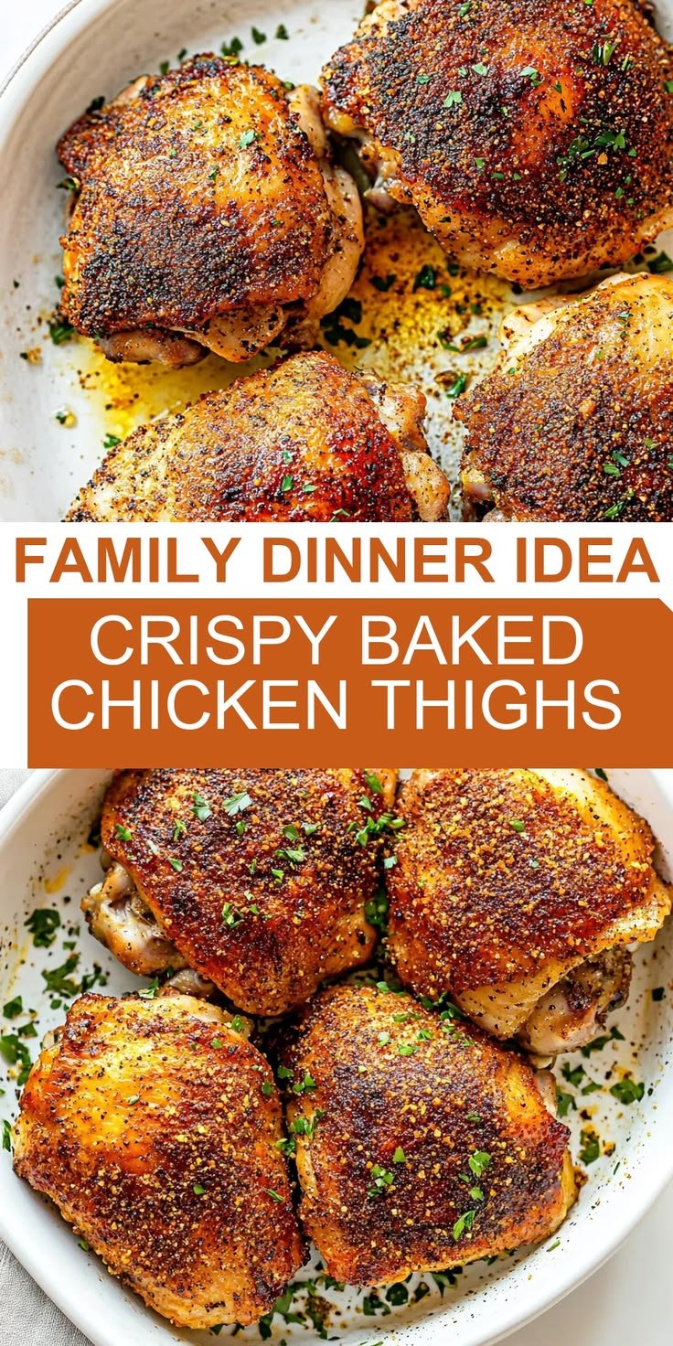 Baked Bone in Chicken Thighs: Perfect for Family Dinners