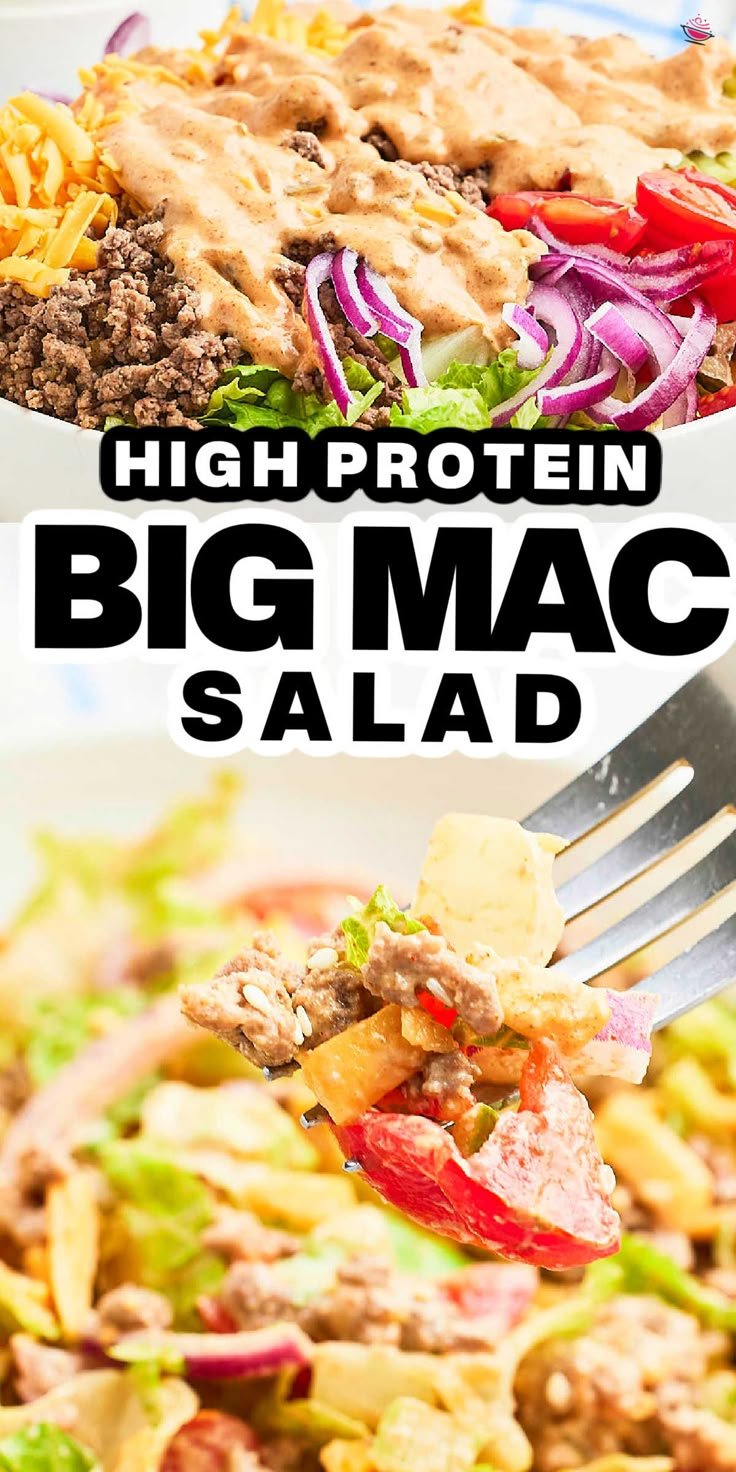 Big Mac in a Bowl: Your Favorite Burger Transformed into a Healthy Salad