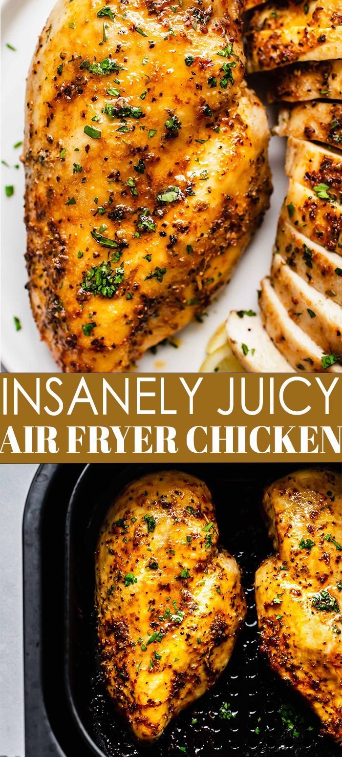 Check out this Pin from Jennifer | Chicken breast air fryer recipes healthy, Air fryer juicy chicken, Chicken breast airfryer recipe