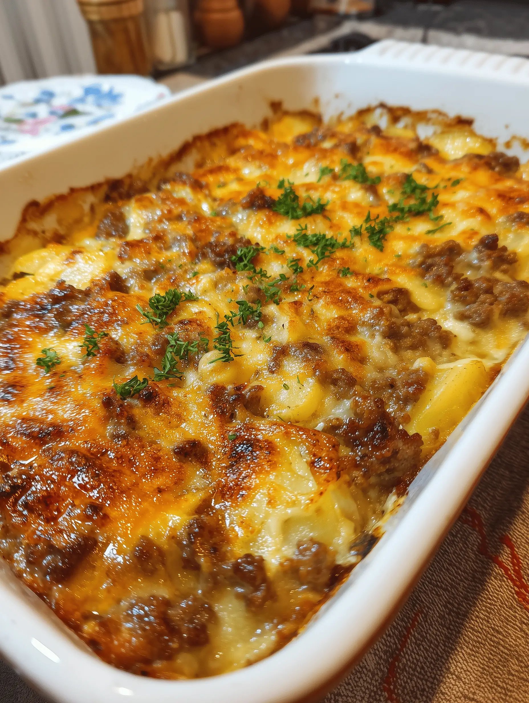 Hamburger Potato Casserole