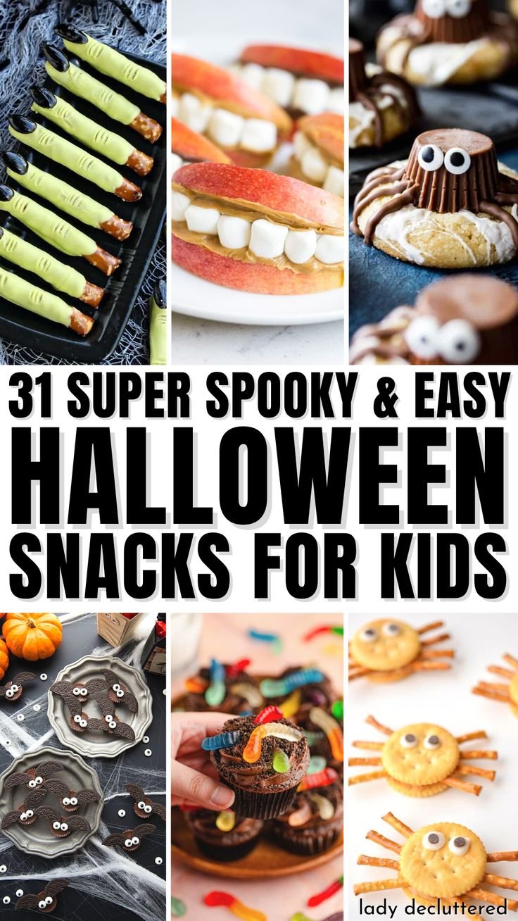 31 Super Spooky & Easy Halloween Snacks for Kids