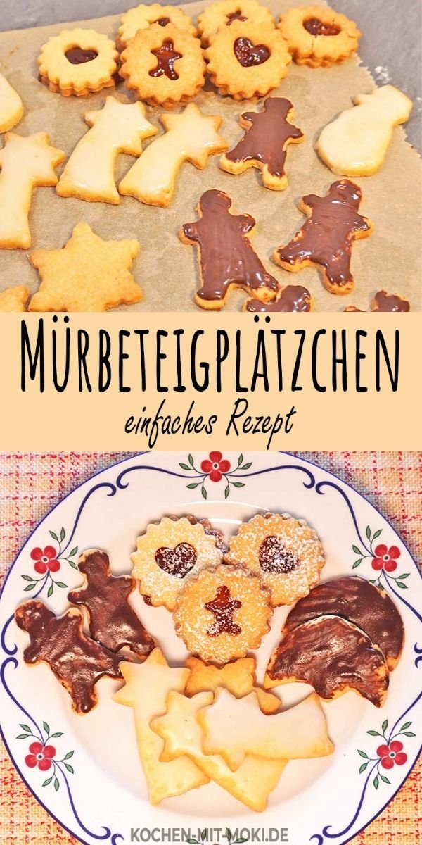 Saftige Mürbeteig-Plätzchen Rezept - einfach und schnell