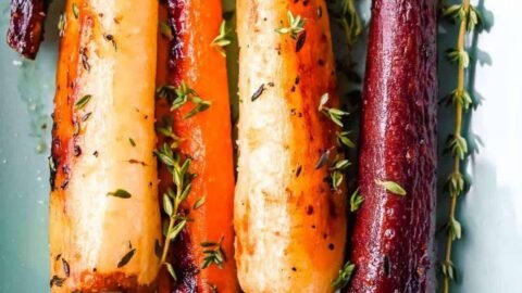 Honey Roasted Colorful Carrots