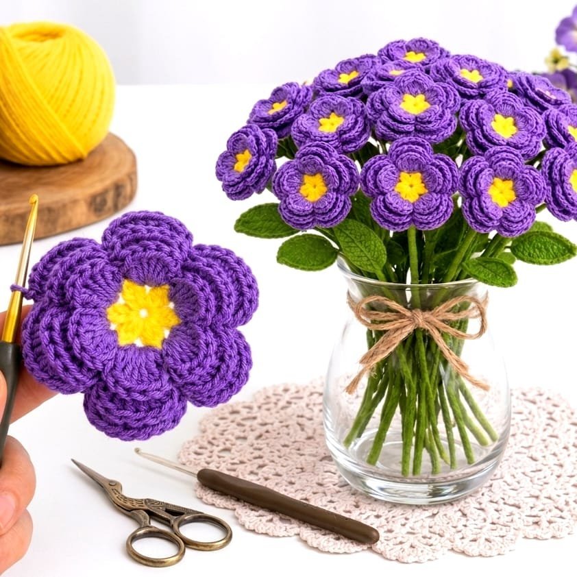 Crochet Flower Pattern: An Easy, Addictive Design