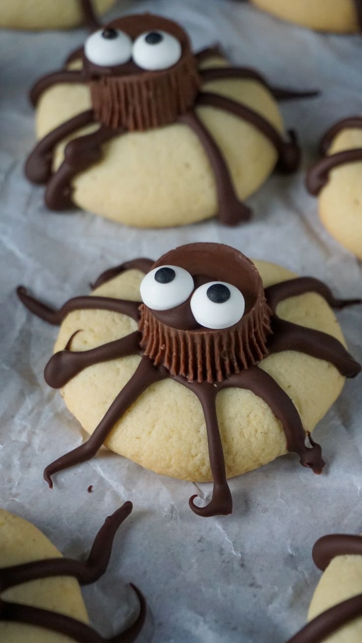 Spinnenkekse – einfaches Rezept für Kinder