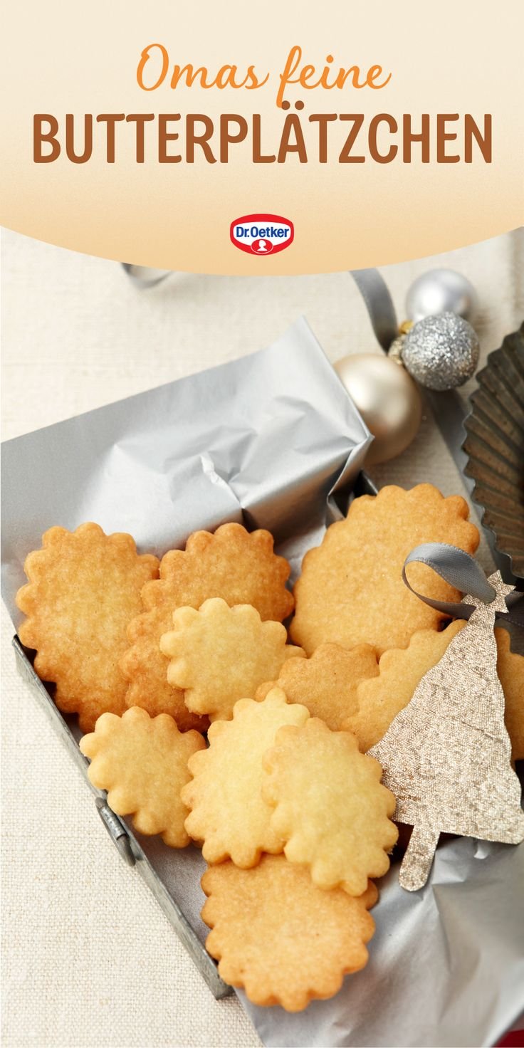 Butterplätzchen Rezept Weihnachten I Plätzchen Rezepte Weihnachten - Weihnachtsplätzchen 2023