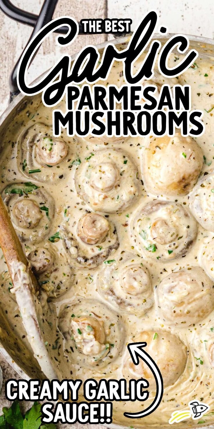 Garlic Parmesan Mushrooms