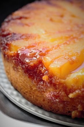 Gâteau Tatin Poire, Caramel, Amandes & Epices