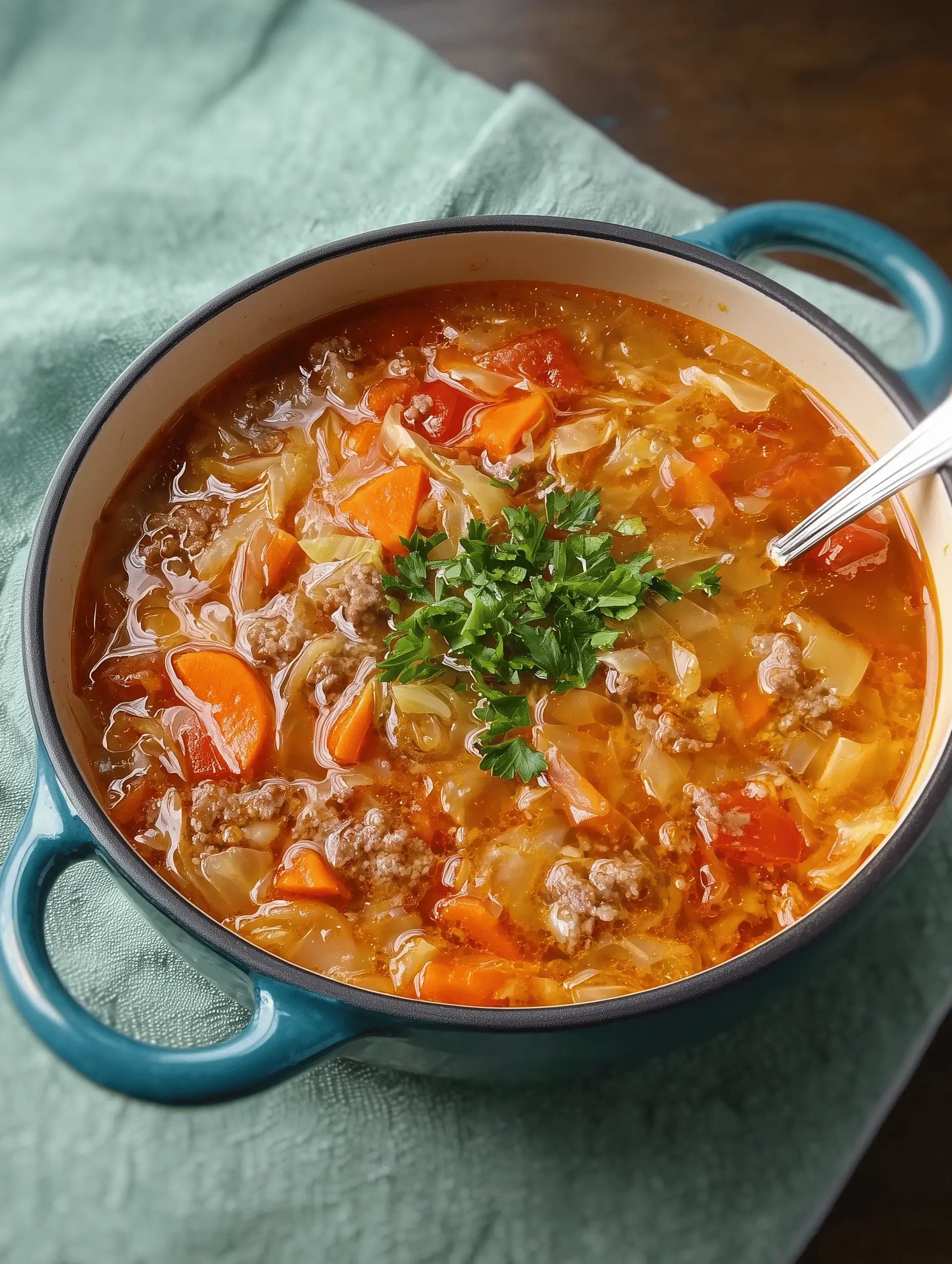 Cabbage and Sausage Soup