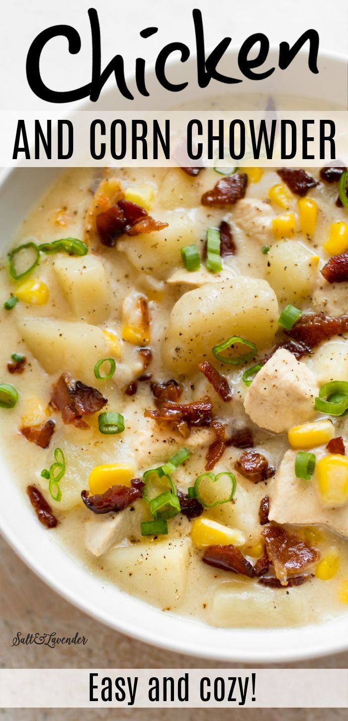 Easy Chicken and Corn Chowder