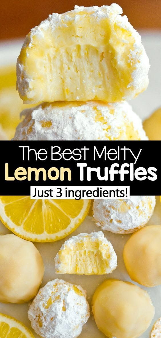 Christmas lemon desserts | Quick sweet snacks 3 ingredients, Citron recipes, Recipes desserts