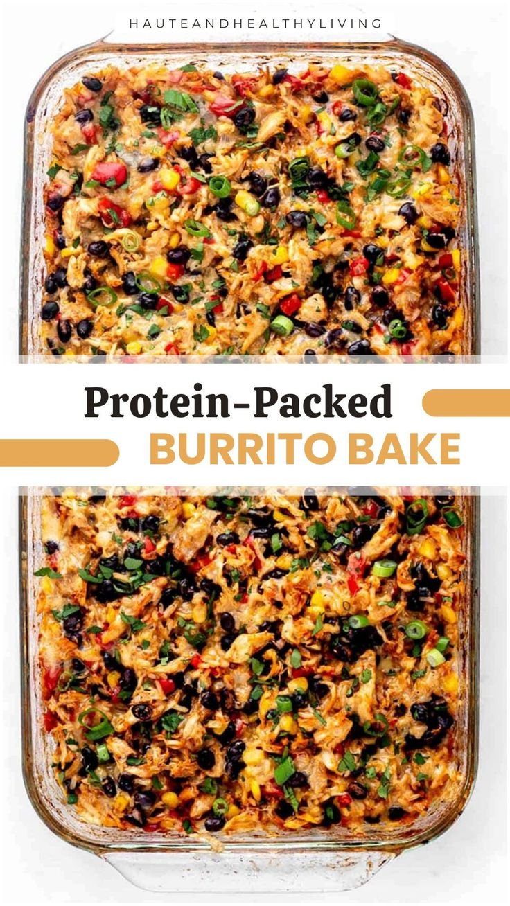 Protein Burrito Casserole