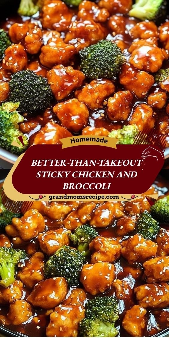Better-Than-Takeout Sticky Chicken and Broccoli