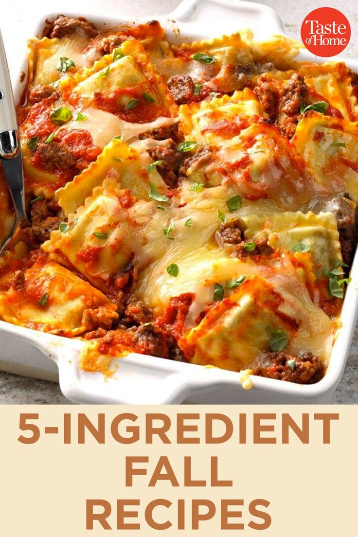 5-Ingredient Fall Recipes You'll Want to Make NOW