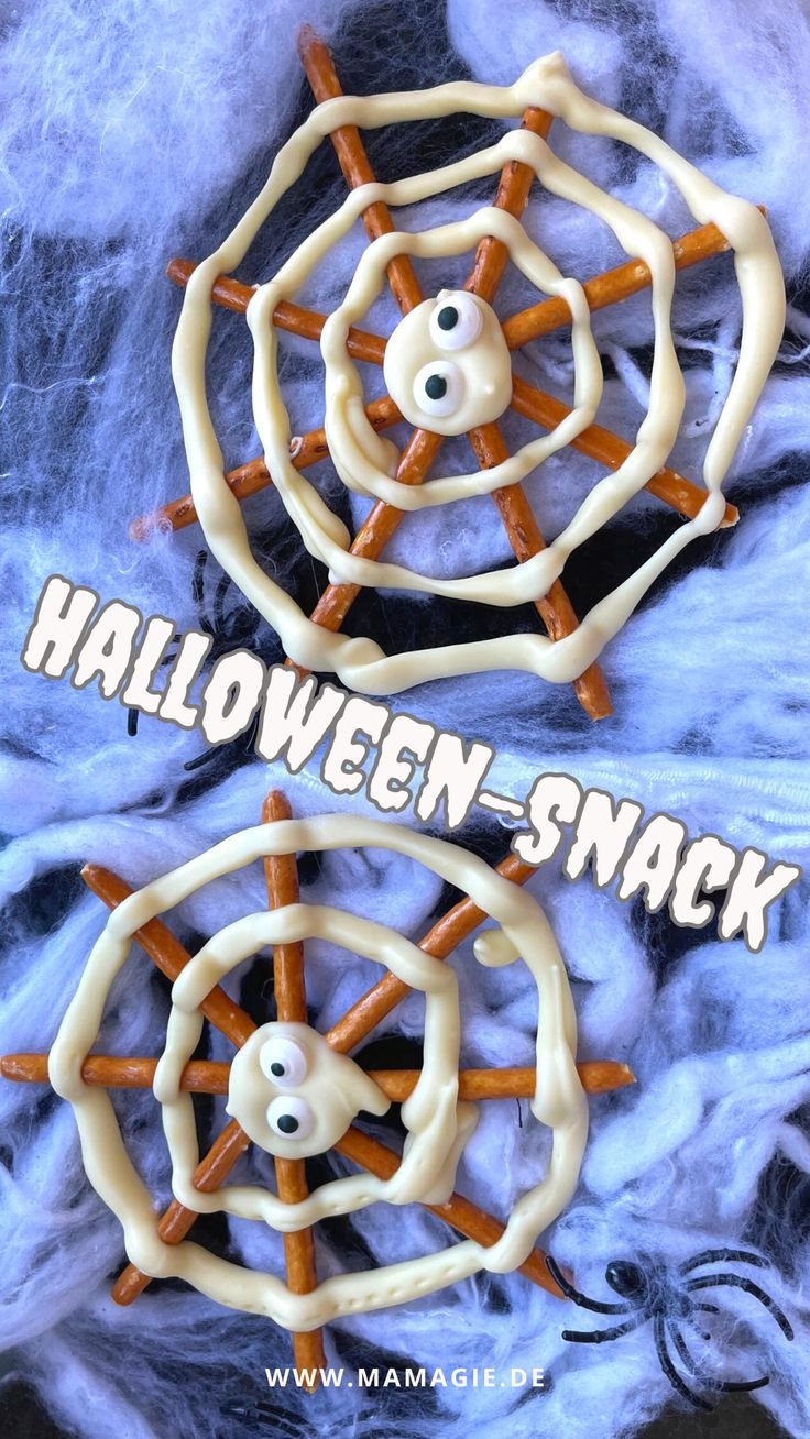 Grusel-Snack für Halloween: Essbare Spinnennetze