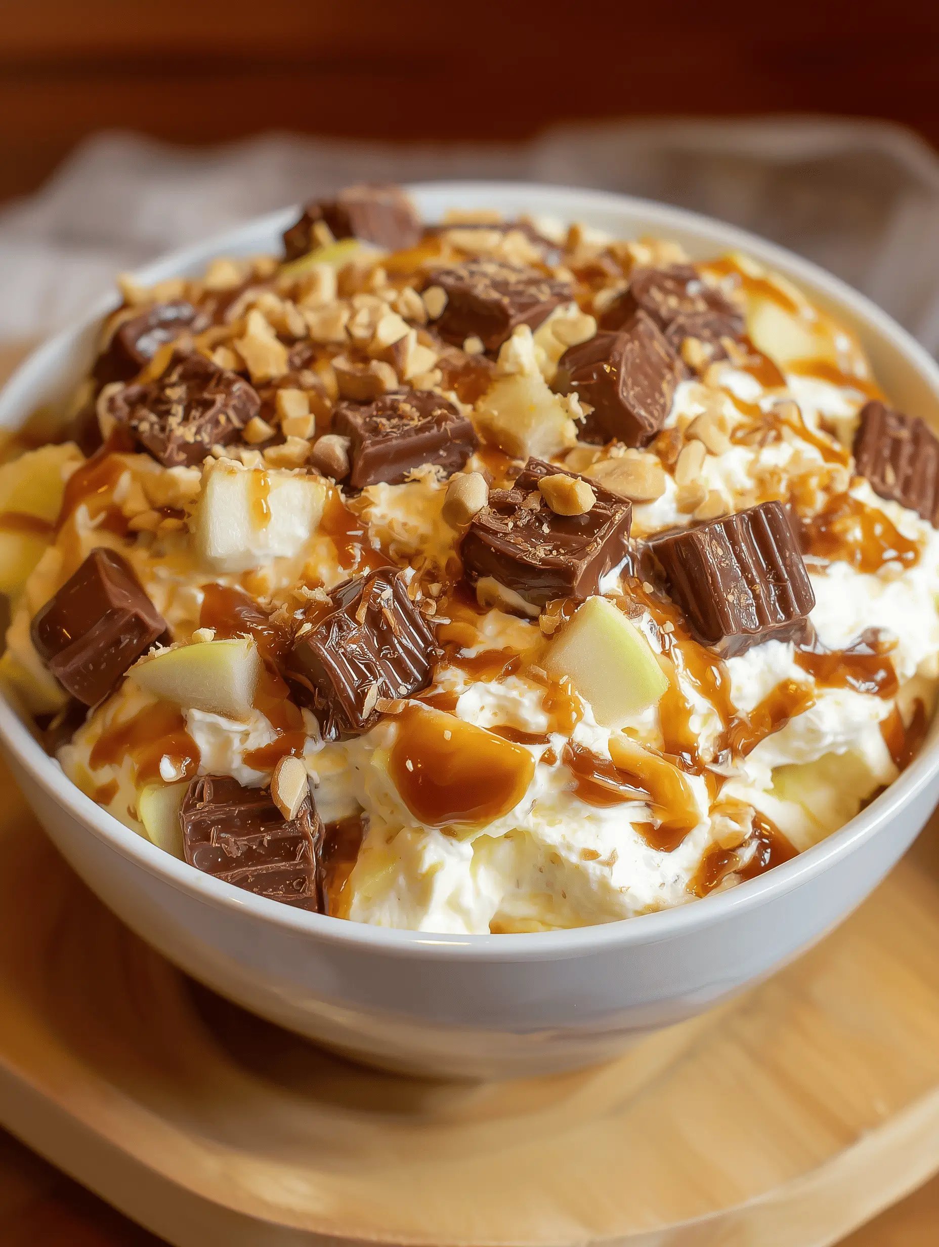 Snickers Caramel Apple Salad