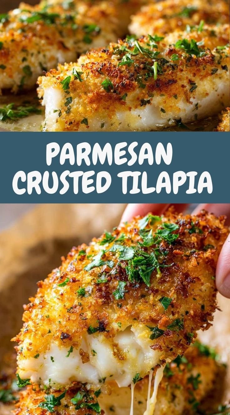 Parmesan Crusted Tilapia for Family Dinners