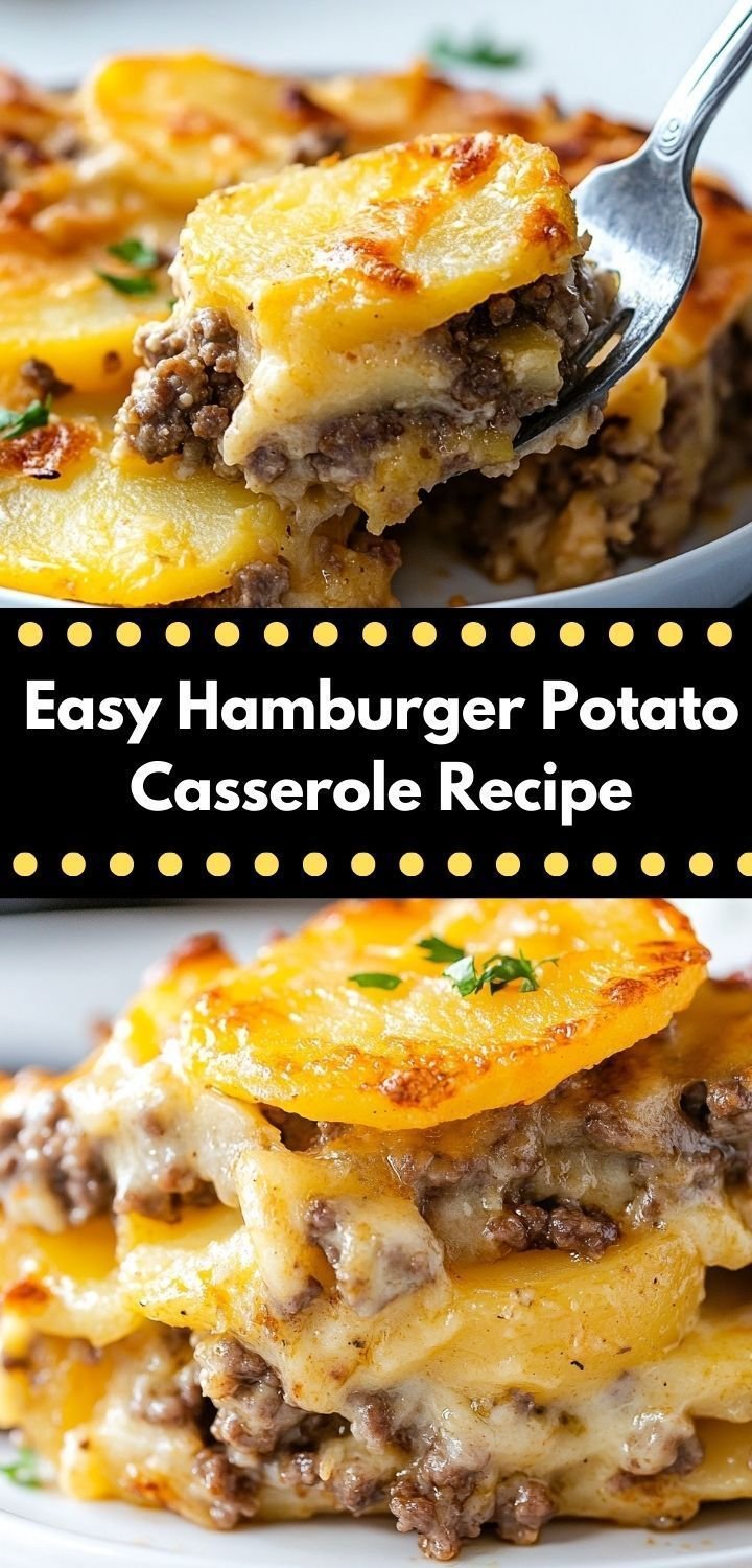 Easy Hamburger Potato Casserole