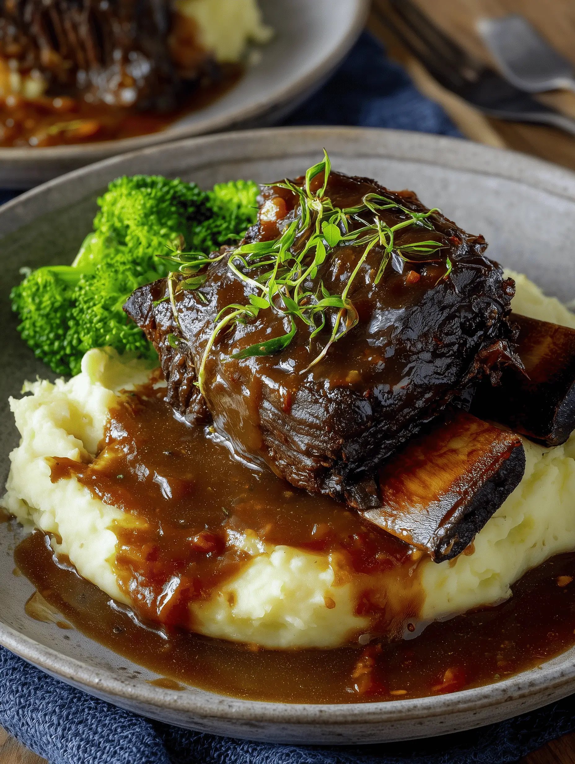 Crockpot Beef Short Ribs with Rich Gravy