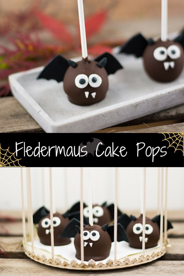 Halloween Cake Pops selber machen: Meine Dracula-Fledermäuse