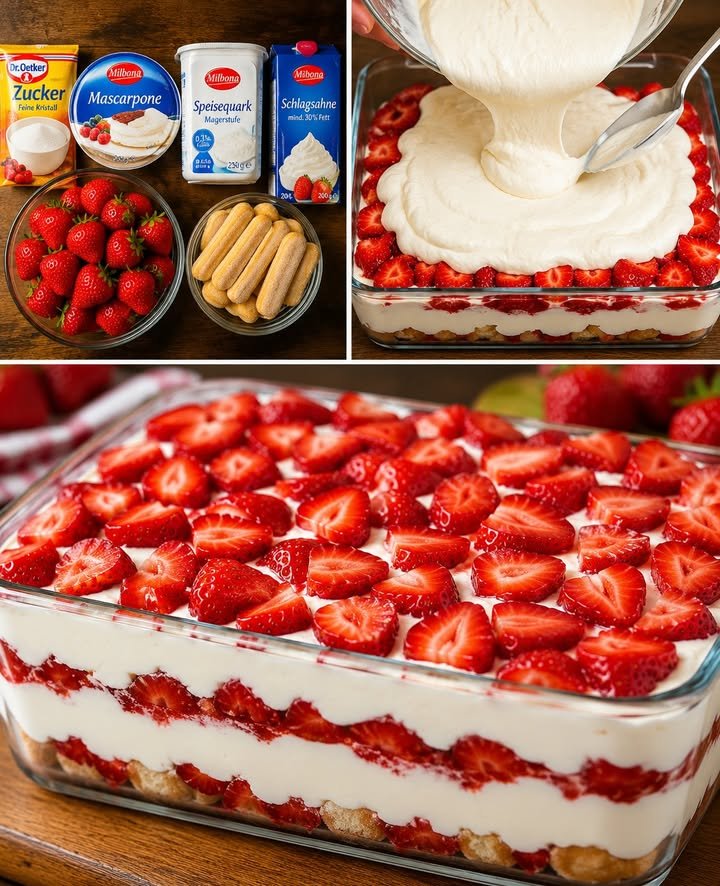 Der Ultimative Erdbeer Tiramisu