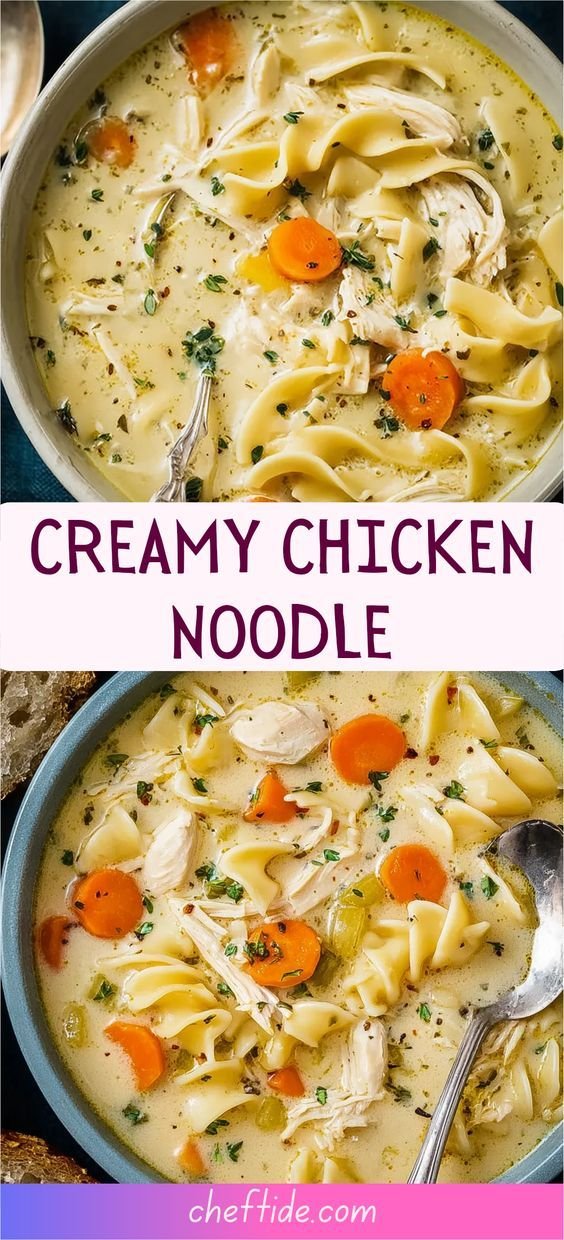 Best Creamy Chicken Noodle Soup for Ultimate Comfort