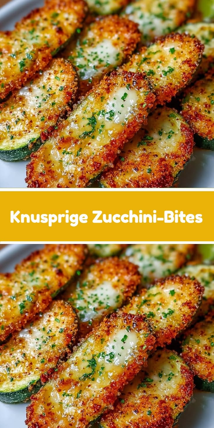 Knusprige Low Carb Zucchini-Bites – Vegetarische Zuschläge für Snacks