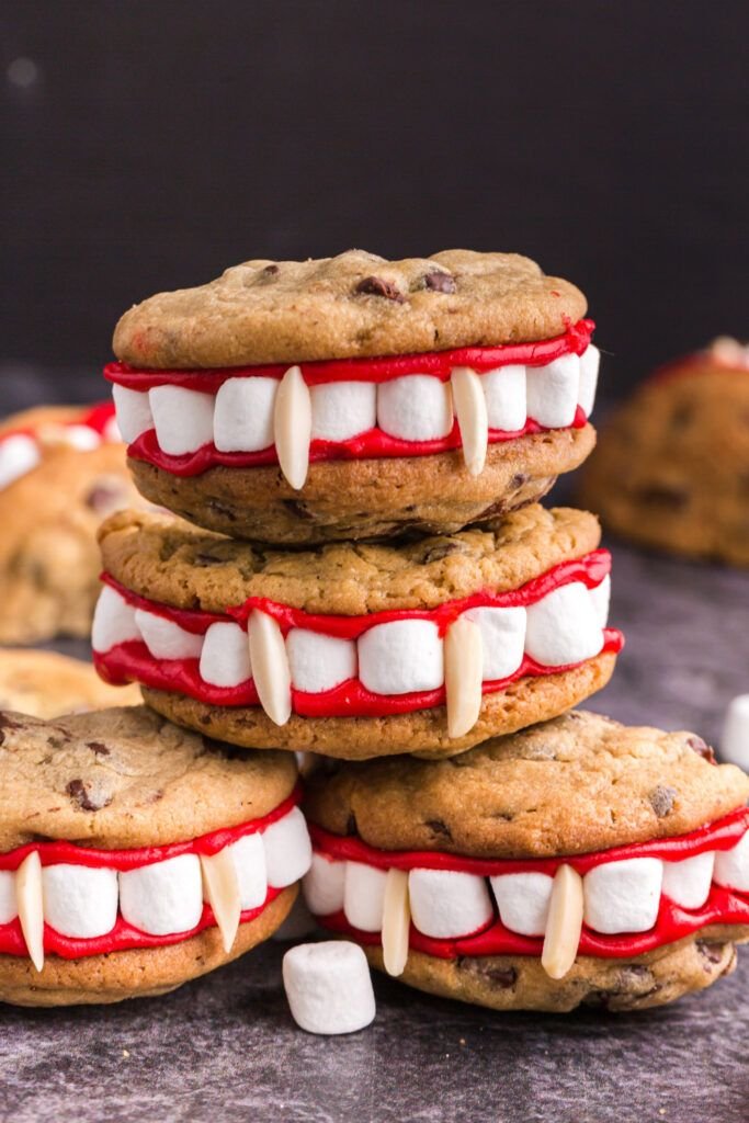 Spooky Vampire Teeth Cookies | Halloween cookie designs, Easy halloween cookies, Madara wallpapers