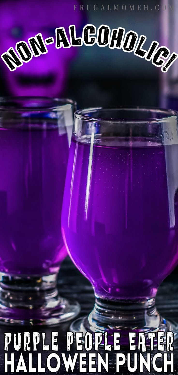 Purple People Eater Halloween Punch