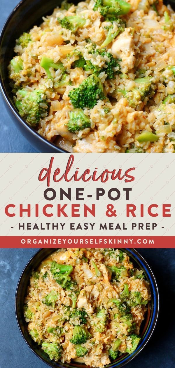 Healthy One-Pot Chicken And Rice | Meal Prep Dinner